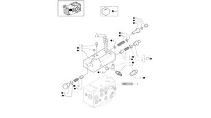 muu mootori osa Zawór kolektora tüübi jaoks ratastraktori New Holland T6010 T6090 T6070