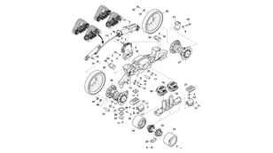 Rama środkowa John Deere R559554 для трактора гусеничного John Deere 9470RX