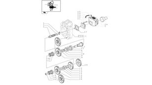 каток опорный New Holland 5196193 для трактора колесного New Holland T6010